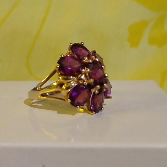 14K Rhodolite Garnet Ring - Picture 3 of 8